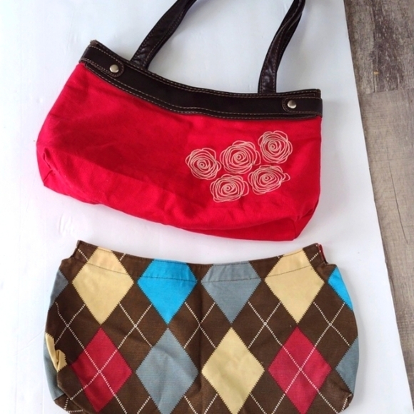 Thirty-one Suite Skirt Purse handbag with 2 bag skirts - Picture 1 of 7